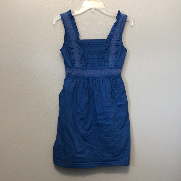 Maeve Dresses & Skirts - Maeve dress Women's size Small S blue sundress Made in India EUC lace pleat EUC